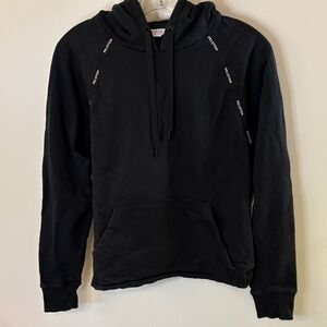Peloton Black Hoodie with Drawstring